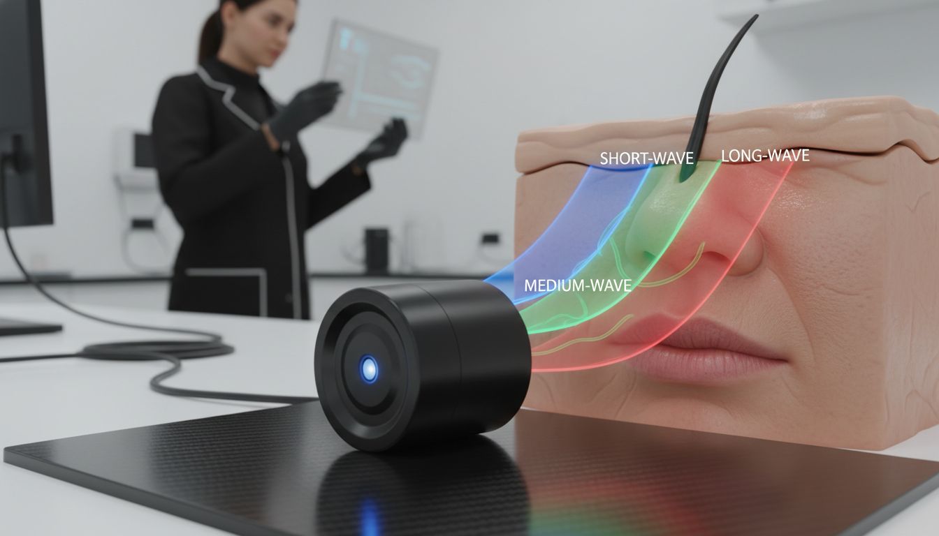 Visualization of different infrared wave types