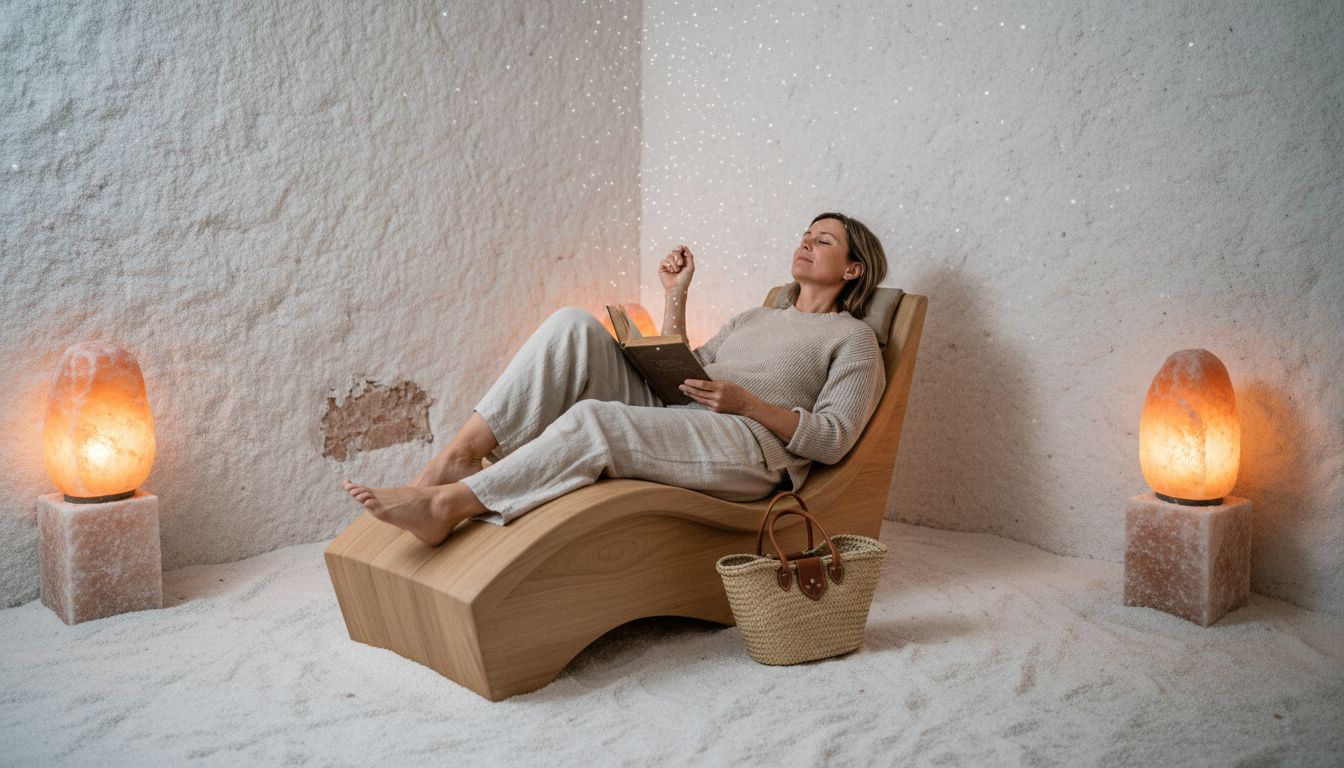 Salt therapy spa session in Copenhagen