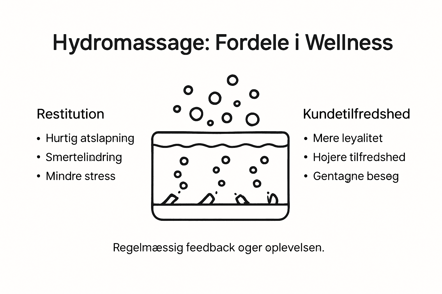 Infografik: Derfor er hydromassage et hit i wellnesscentre