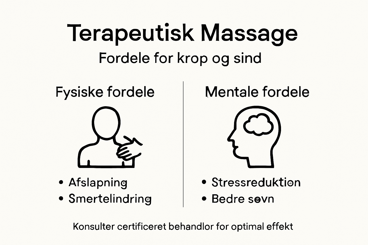 Grafisk oversigt: Derfor er terapeutisk massage godt for dig