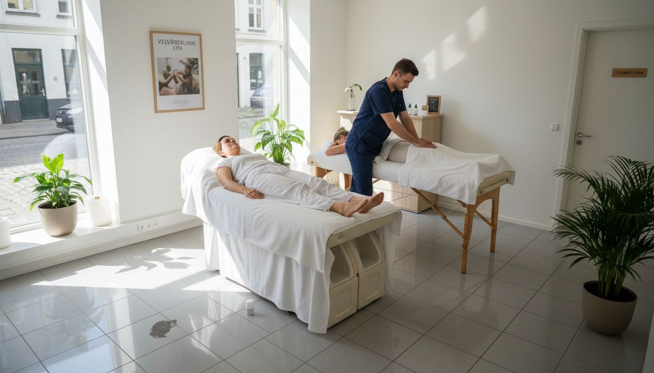 Prøv både hydromassageseng og klassisk massage – side om side for den ultimative afslapning.