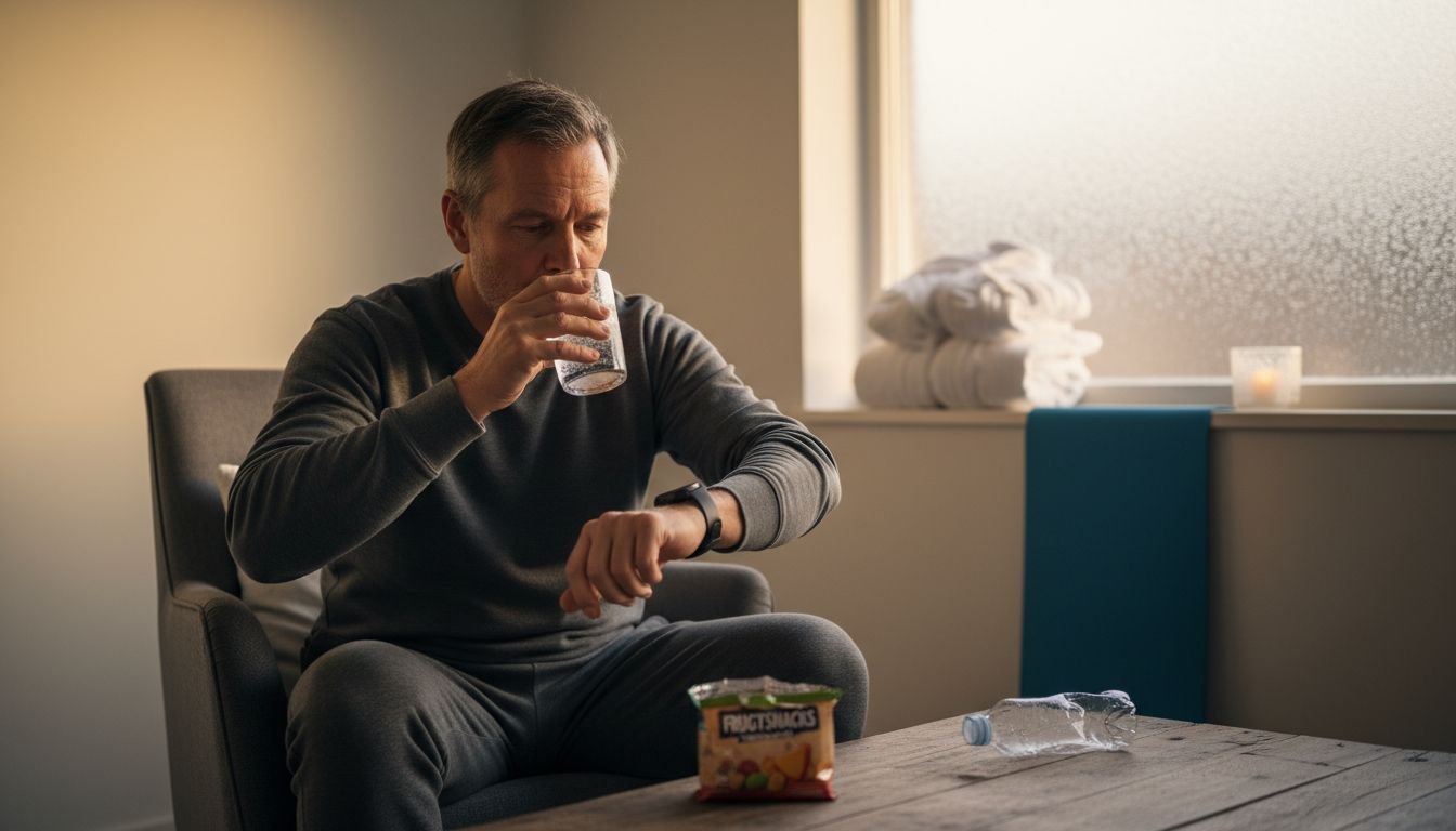 En mand gør sig klar til en afslappende spabehandling