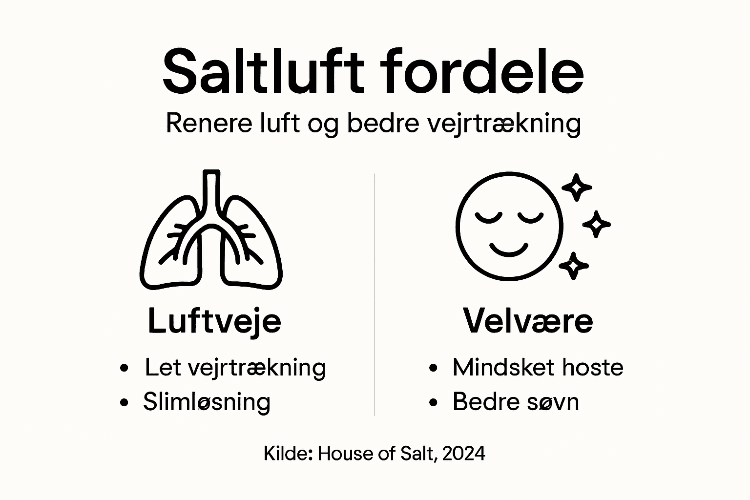 Infografik: Fordelene ved frisk havluft for vejrtrækningen