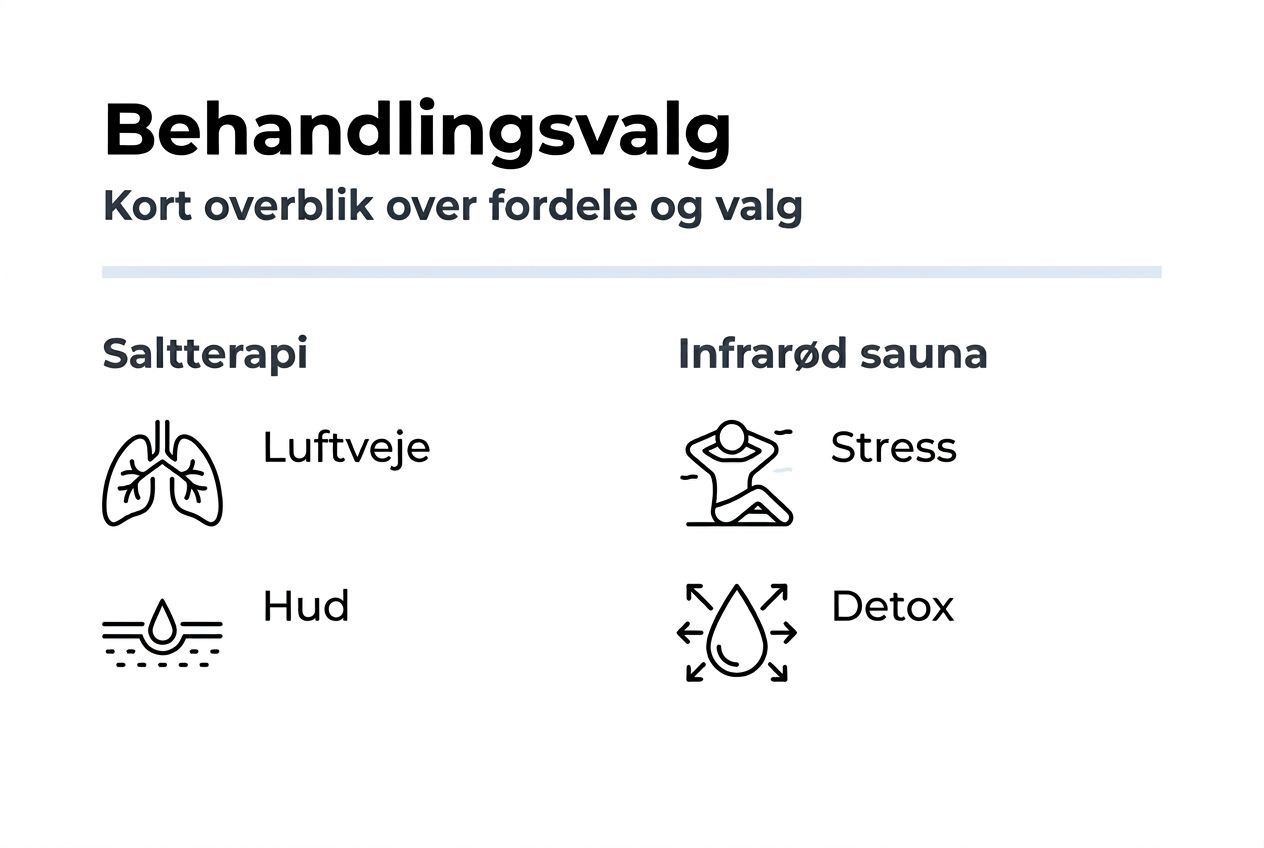 Oversigt: Behandlingsmuligheder og deres fordele