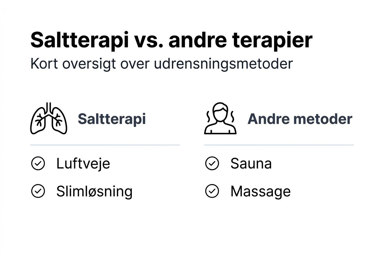 Oversigt: Sådan adskiller de forskellige former for udrensning sig