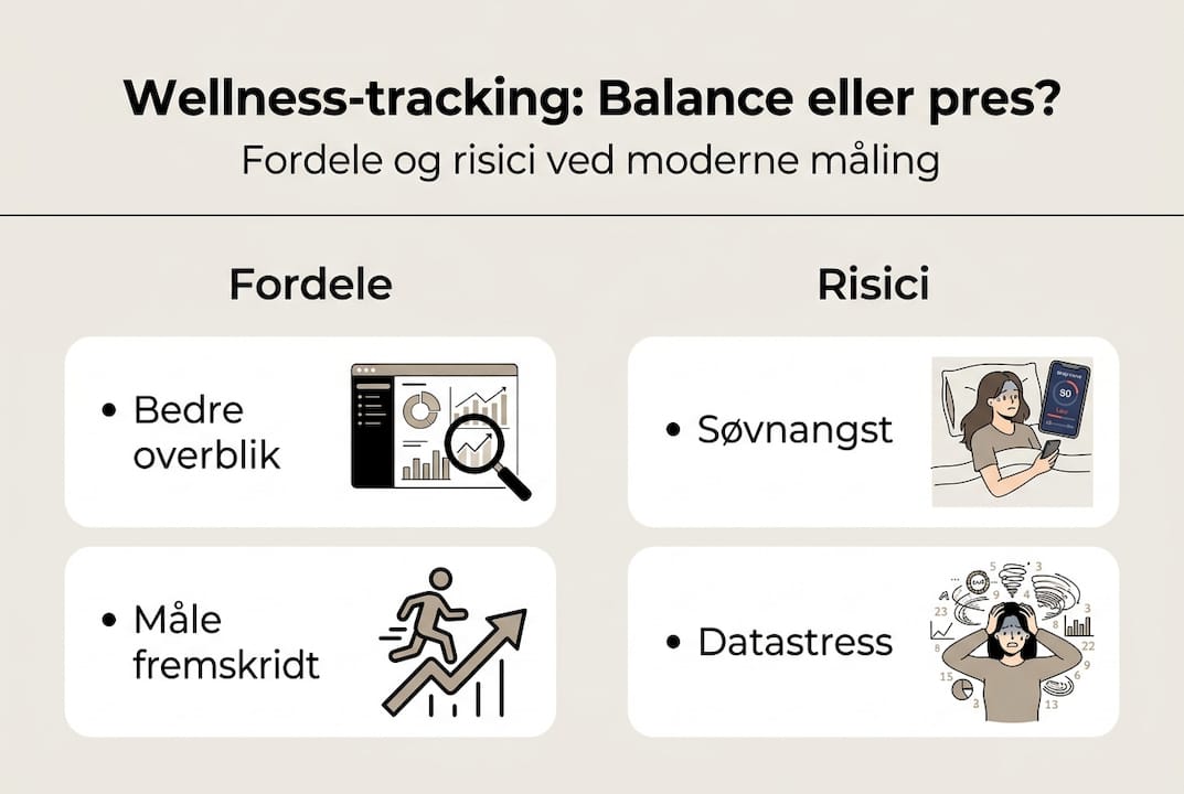 Grafisk oversigt: Det skal du vide om wellness-tracking – fordele og faldgruber