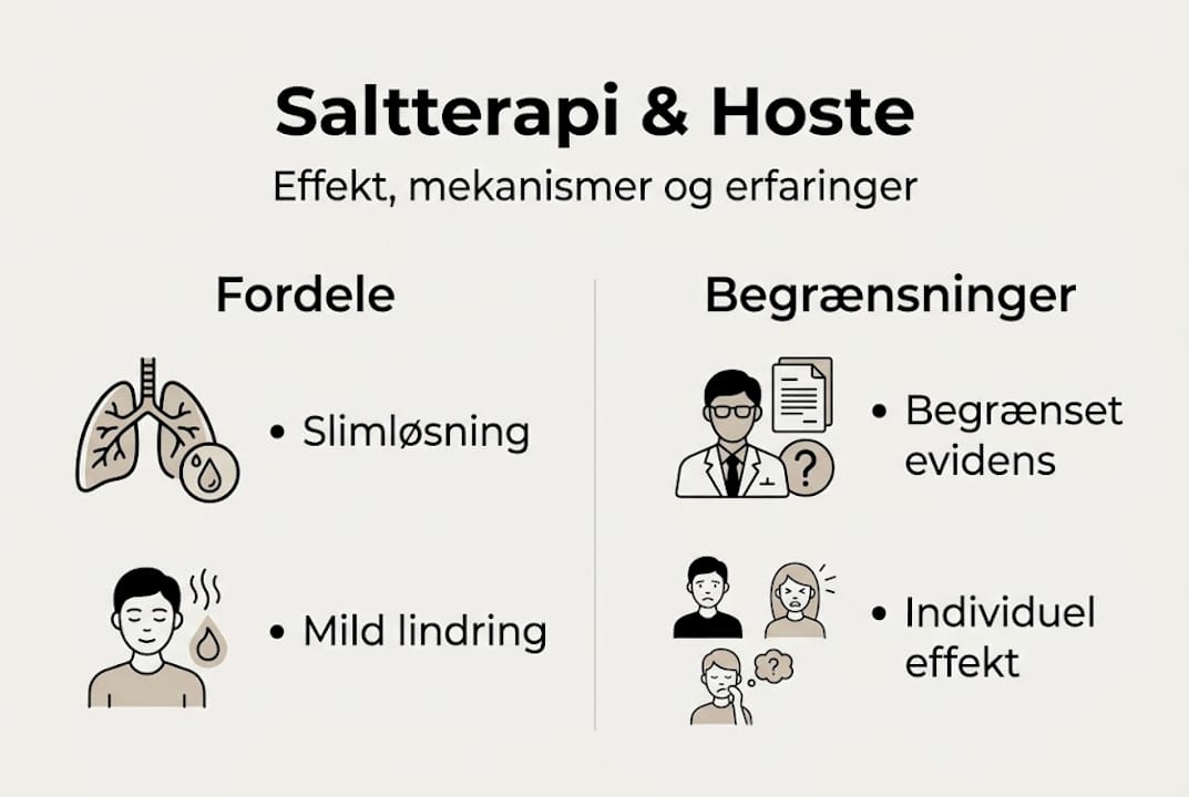 Infografik: Saltterapi – fordele og ulemper