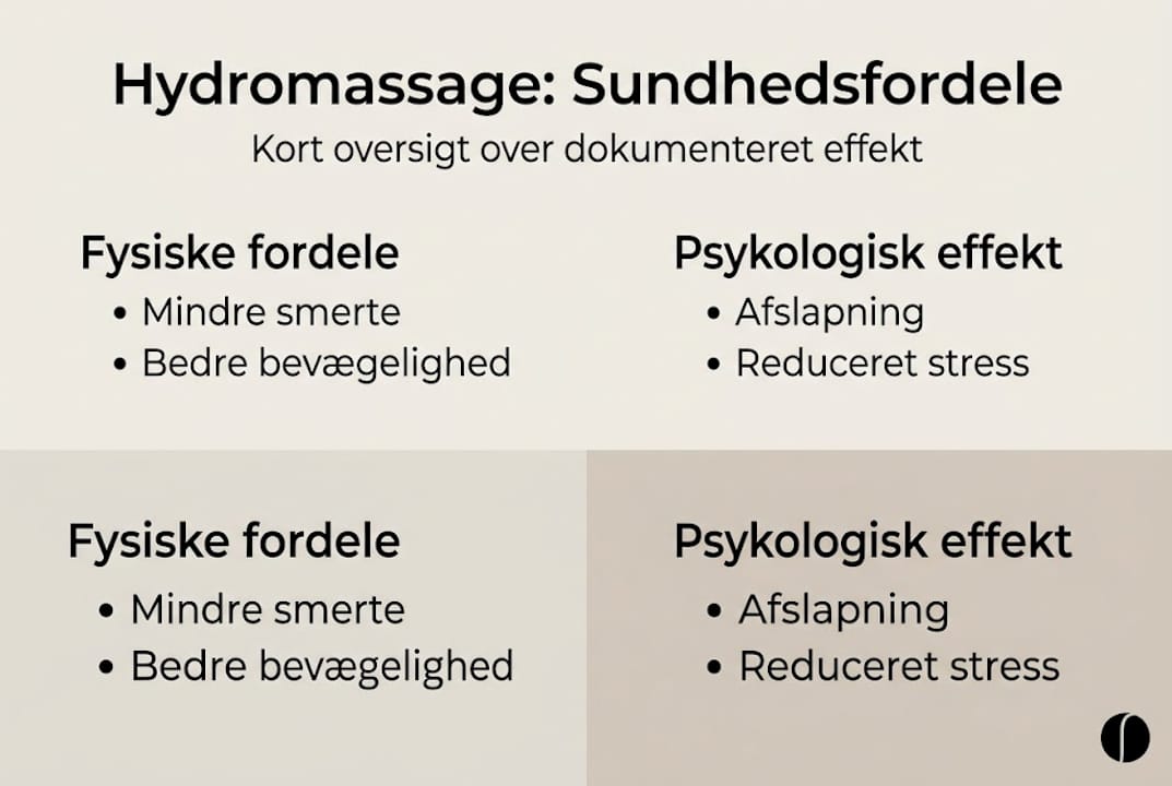 Infografik: Sådan gavner hydromassage din krop