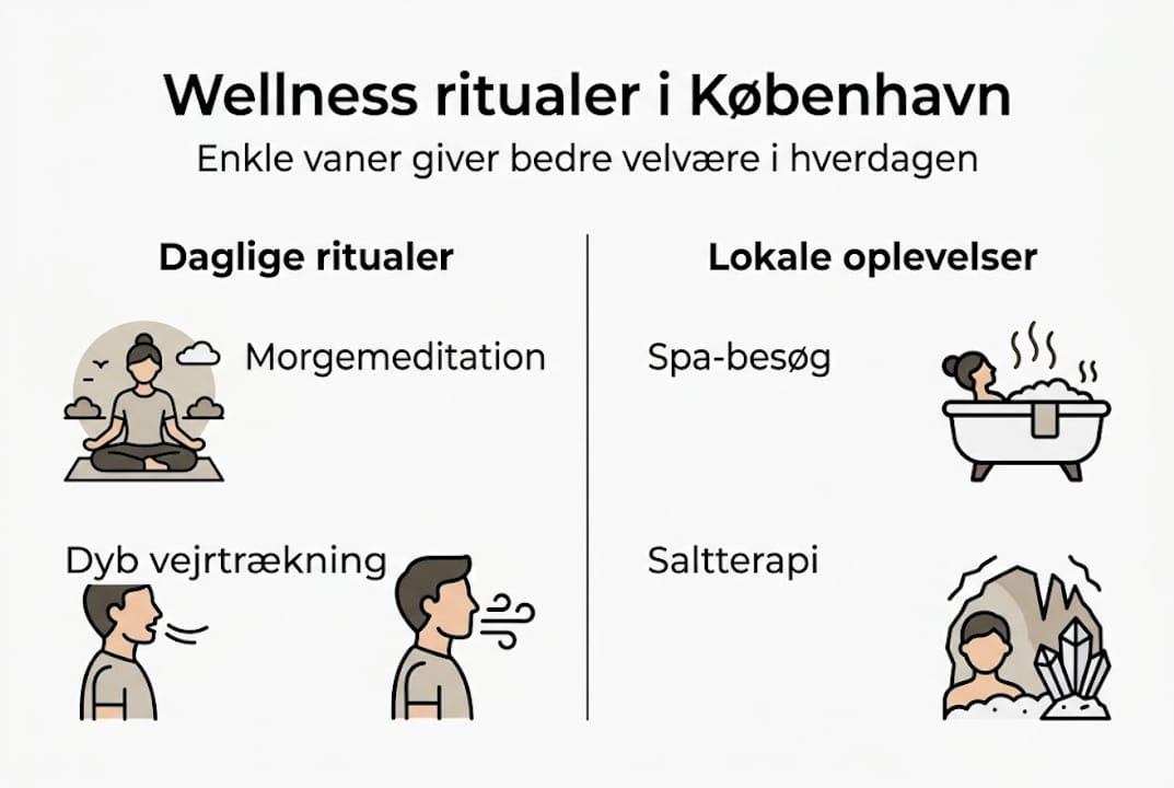 Infografik: De bedste wellness-ritualer i København