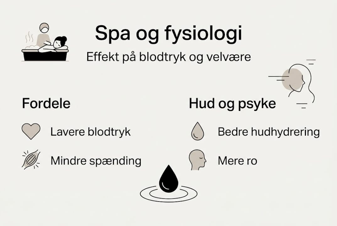 Grafisk oversigt: Sådan påvirker spaen kroppen