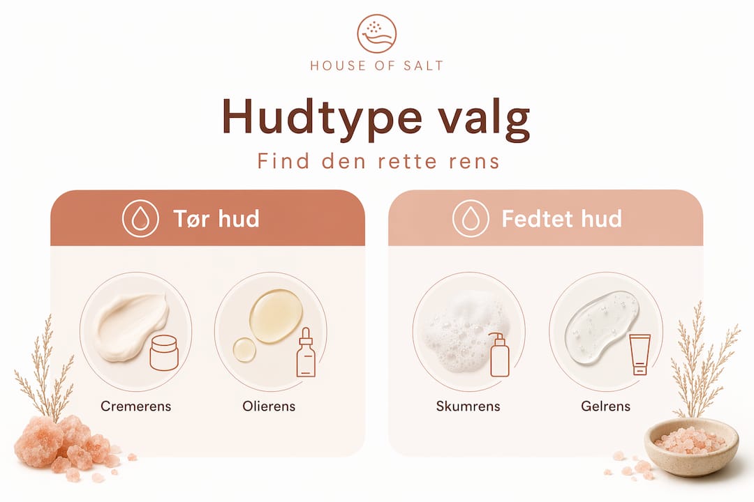 Oversigt: Find det rette renseprodukt til din hudtype