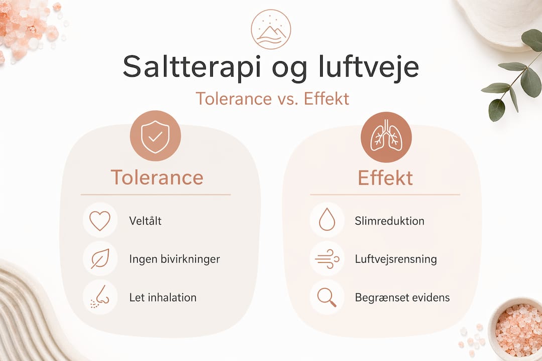 Grafisk oversigt: Hvordan virker saltterapi, og hvem tåler det?