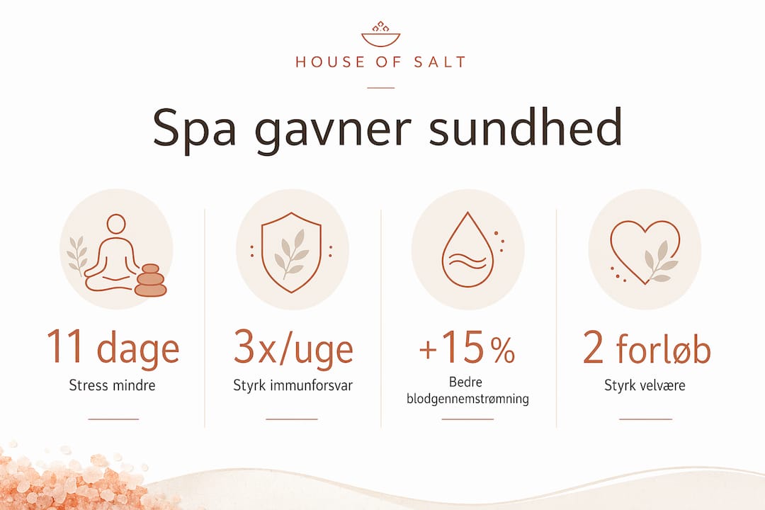 Infografik: Fakta og tal om spaoplevelser og sundhed