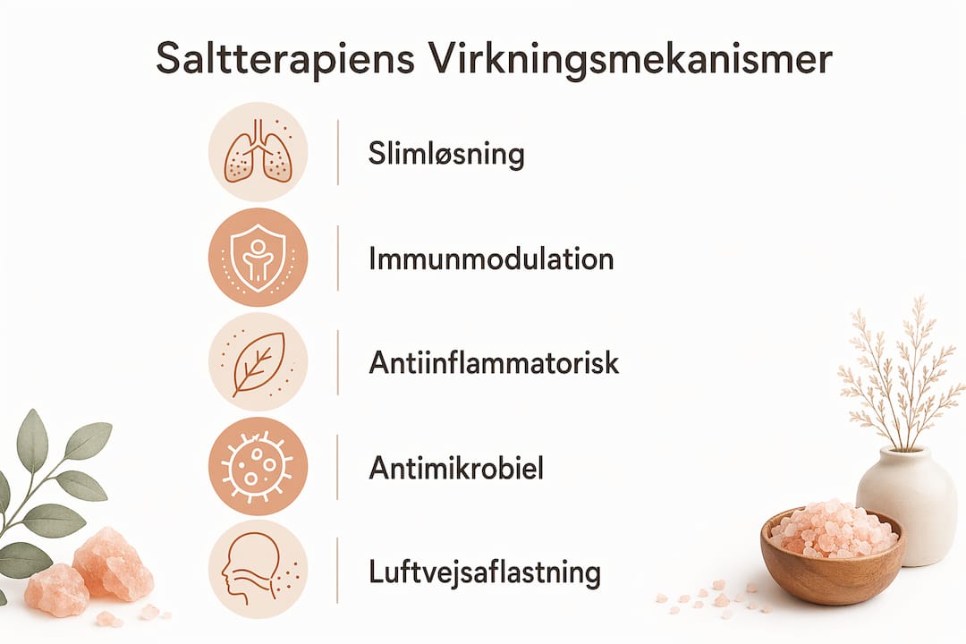 Grafisk oversigt: Sådan kan saltterapi lindre bronkitis