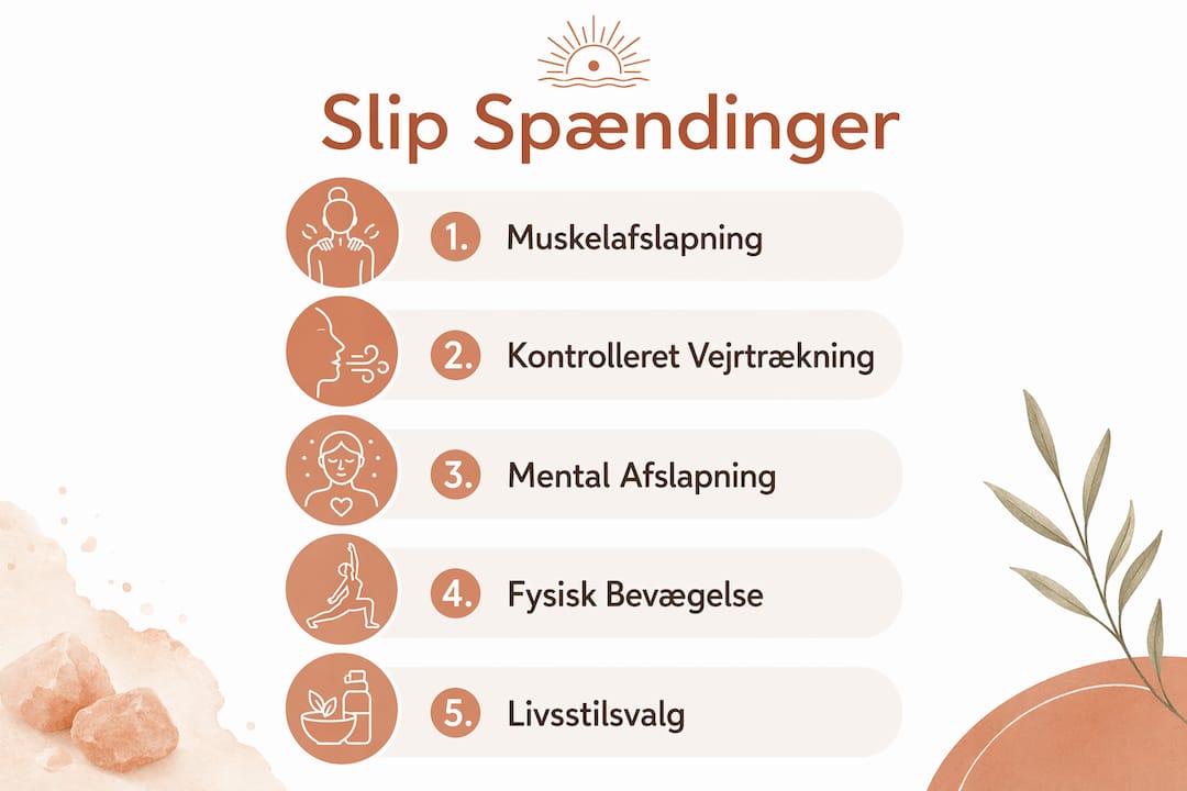 Oversigt: Sådan slipper du af med spændinger – trin for trin