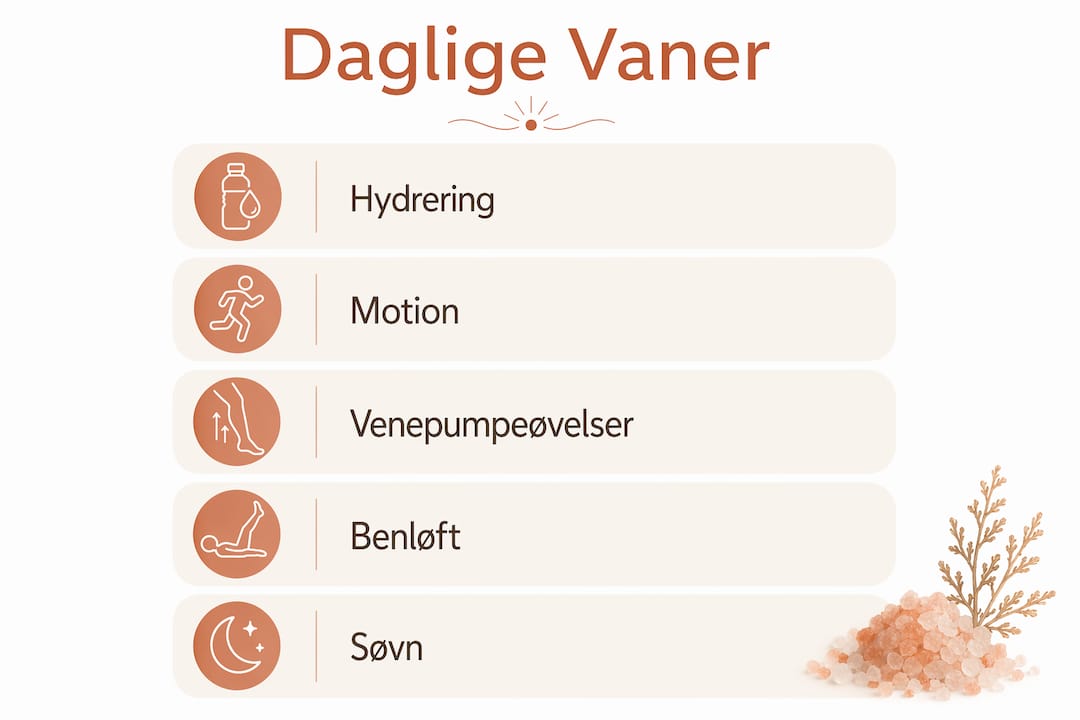 Grafisk oversigt: Sådan kan dine daglige vaner booste blodcirkulationen