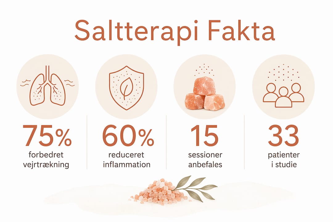 Grafisk oversigt: Fakta og tal om saltterapiens effekt på helbredet