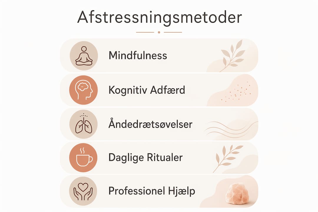 Infografik: Sådan finder du ro – trin for trin