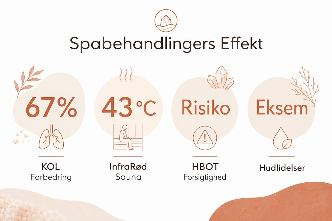 Få overblikket: Vigtige fakta og tal om den videnskabelige baggrund for spabehandlinger – samlet i én overskuelig infografik.