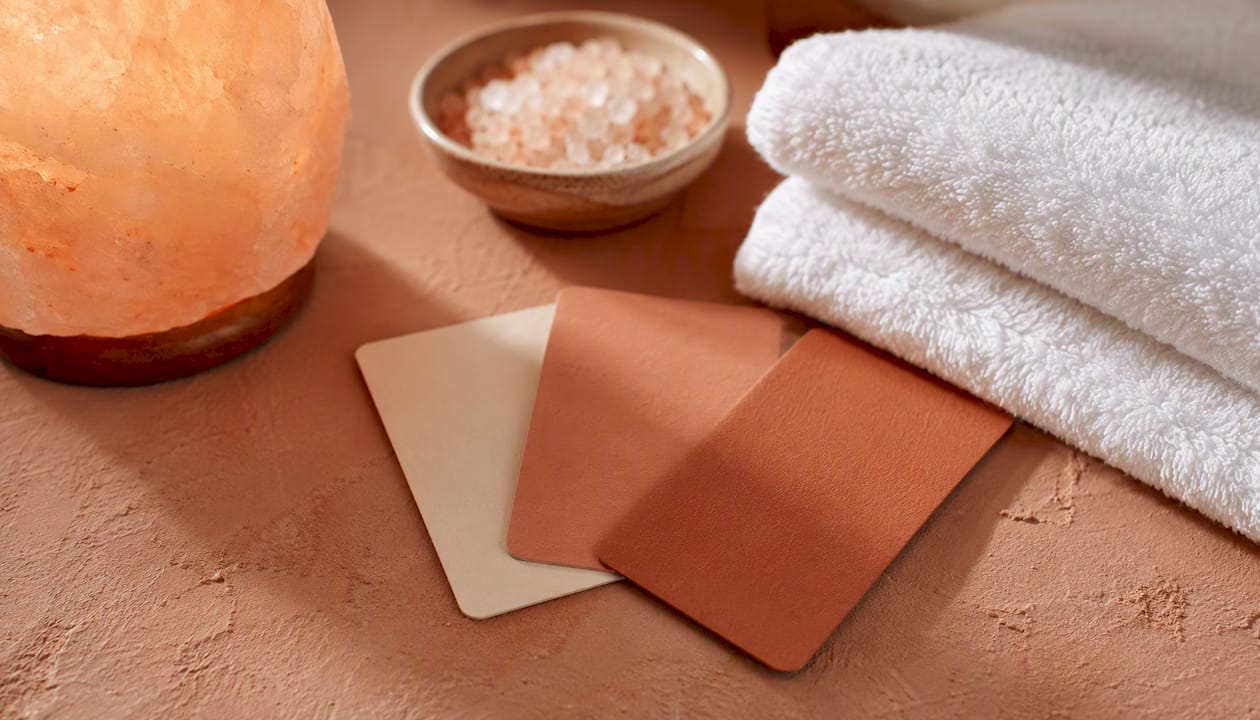 Abonnementskort til wellness med lækre spa-accessories