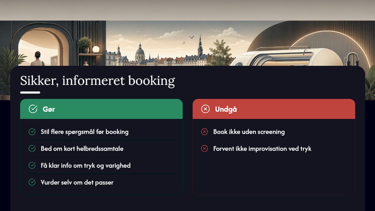 Forfatterperspektiv: hvorfor vi anbefaler en sikker, informeret tilgang — overview diagram