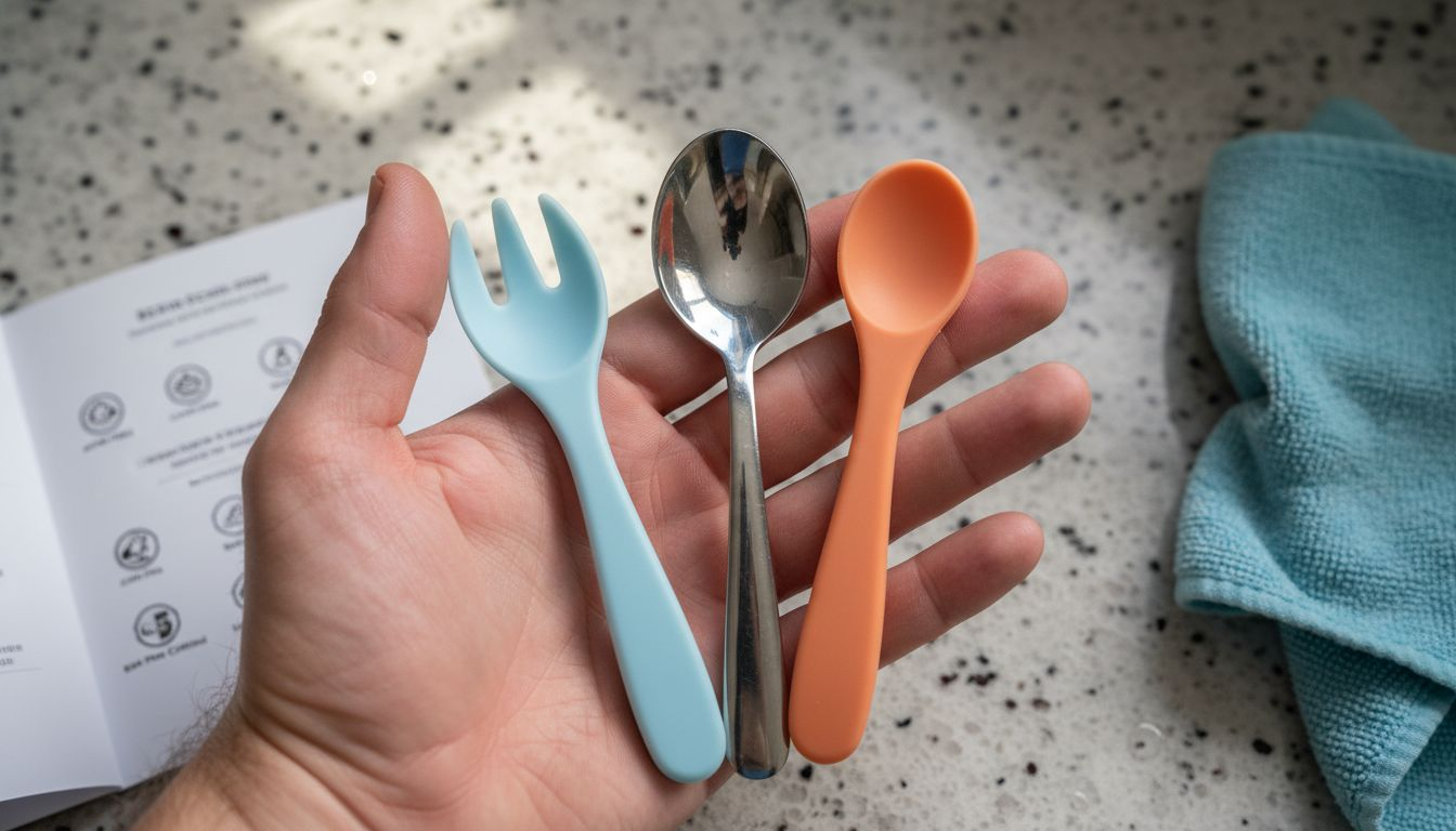 Safety materials comparison for baby utensils