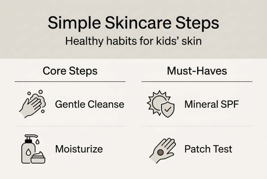 Infographic shows core steps and essentials