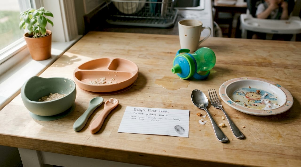 Comparison of phased feeding tools and mismatched utensils