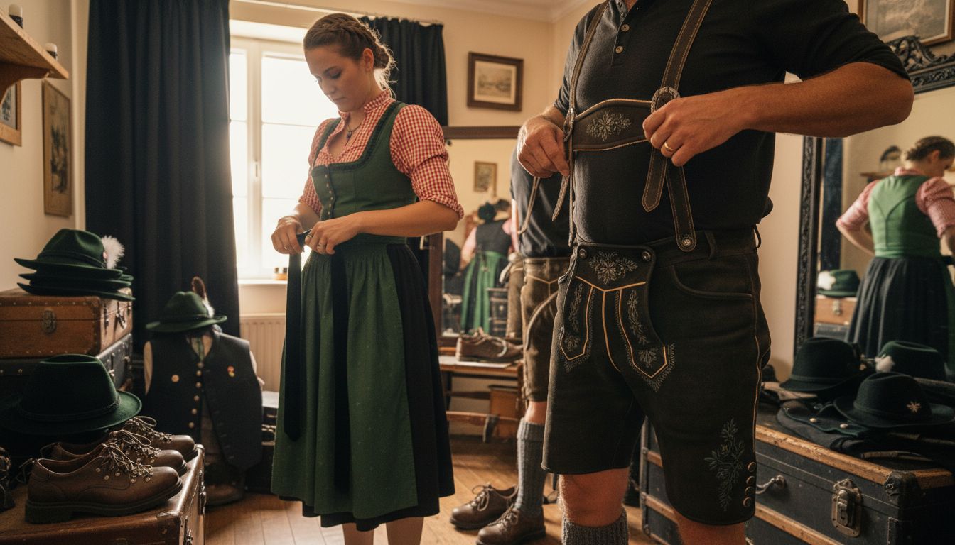 Bavarian band attire details