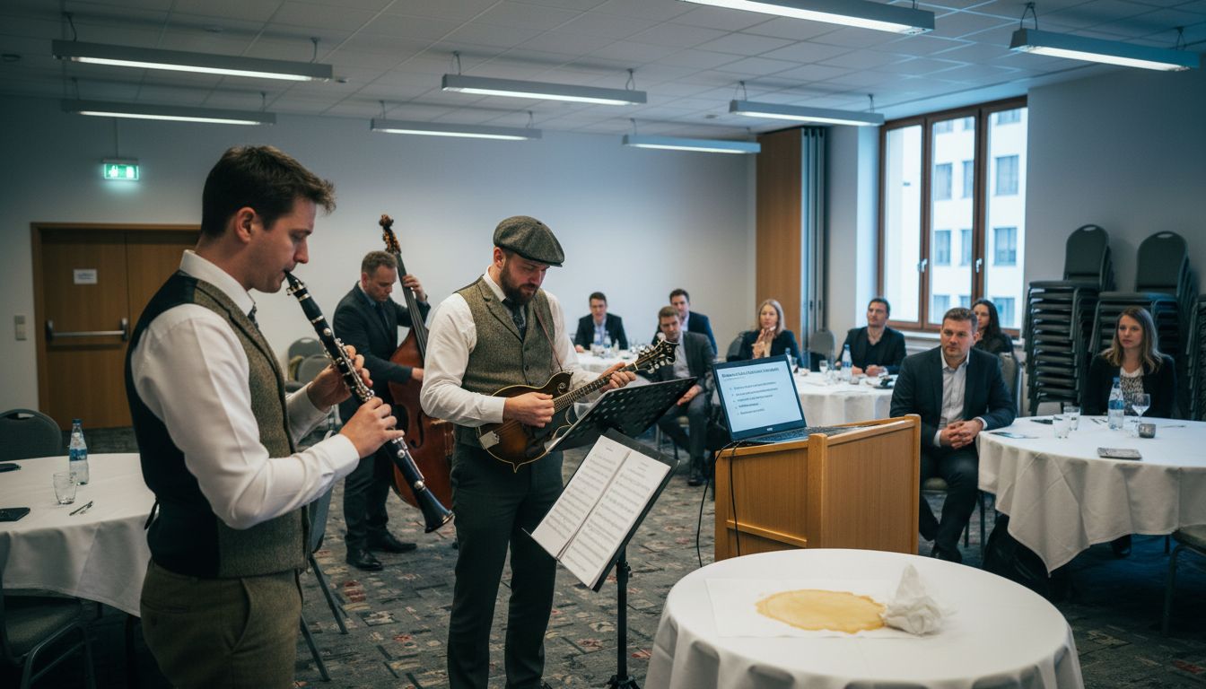 Corporate event with Munich folk musicians