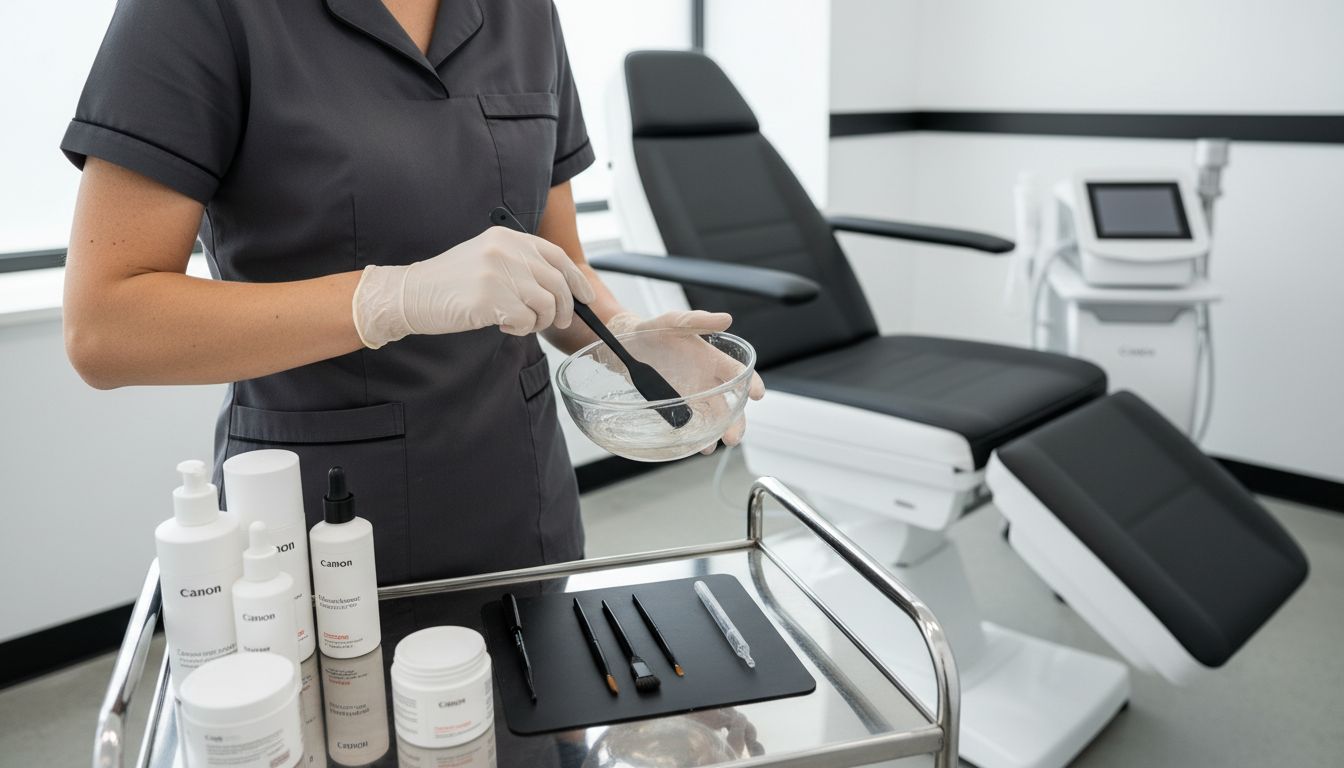 clinical chemical peel preparation