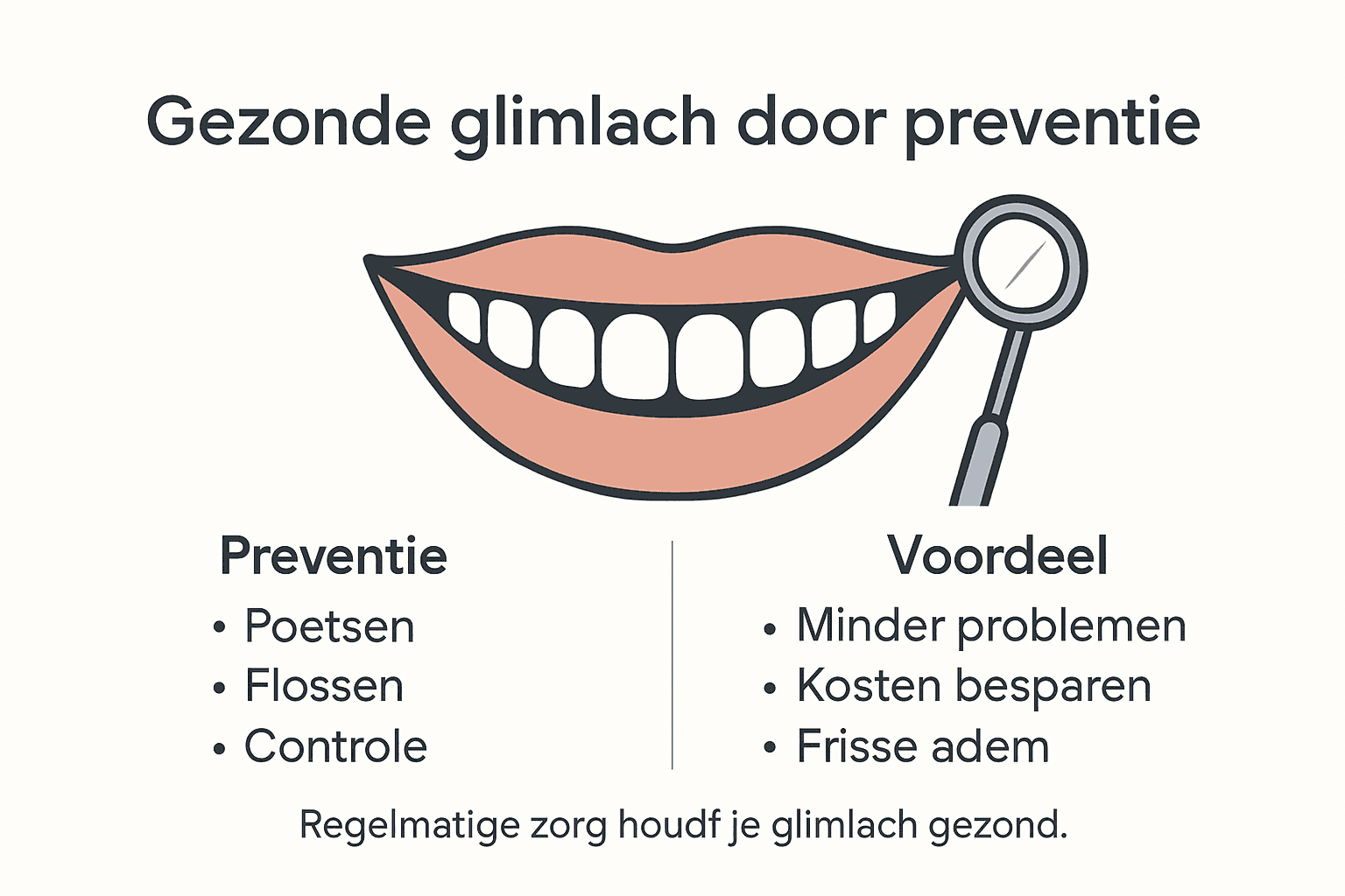 Infographic: De voordelen van preventieve mondzorg