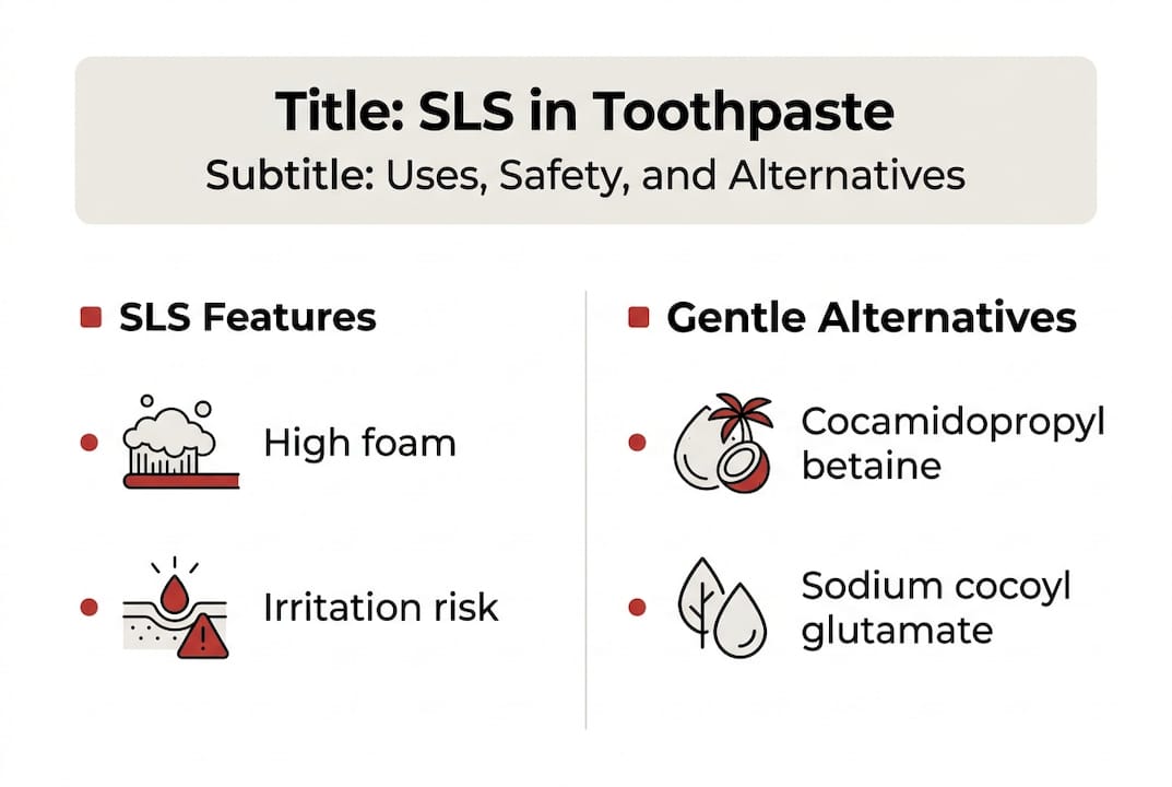 Infographic showing SLS features and alternatives