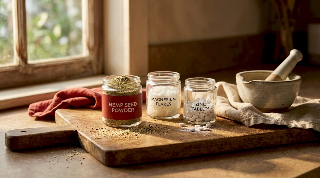 Mineral-rich hemp compounds for dental health