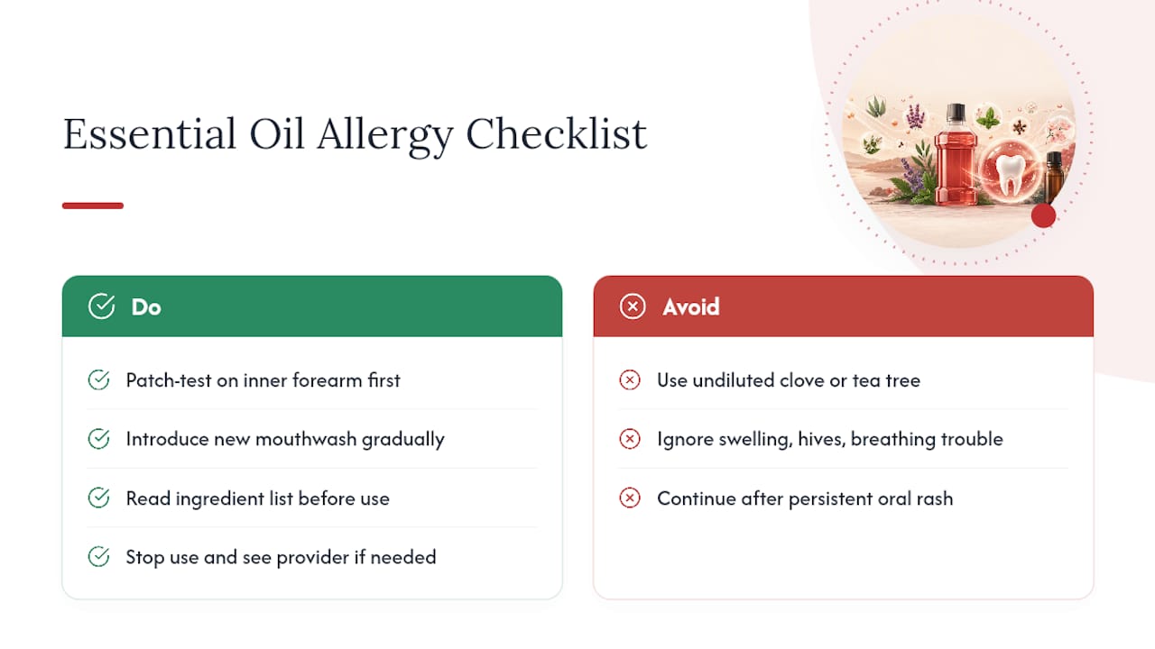 Allergic Reactions and Sensitivity to Essential Oils — overview diagram