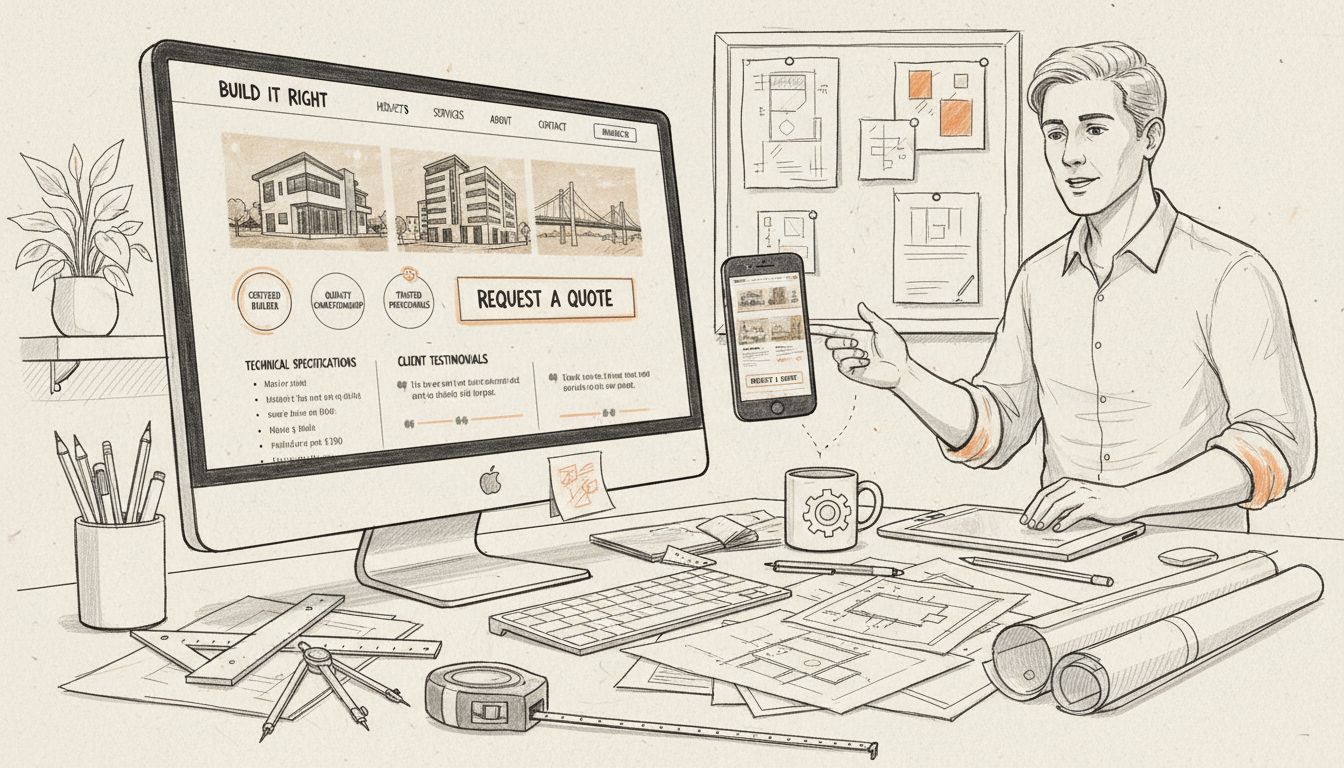 modern builder portfolio