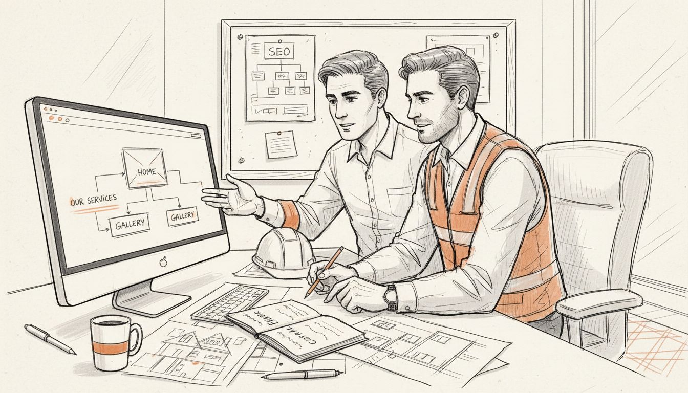 Developer and home builder review website layout