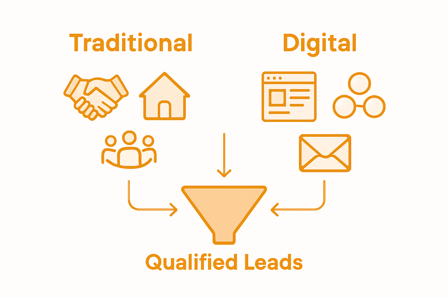Infographic comparing ADU lead source channels