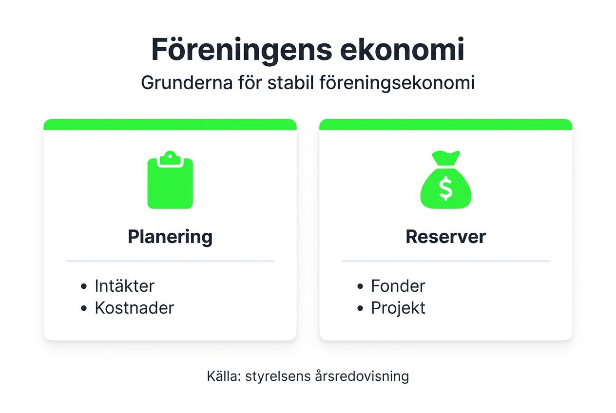 Översikt: Så fungerar ekonomin i en förening