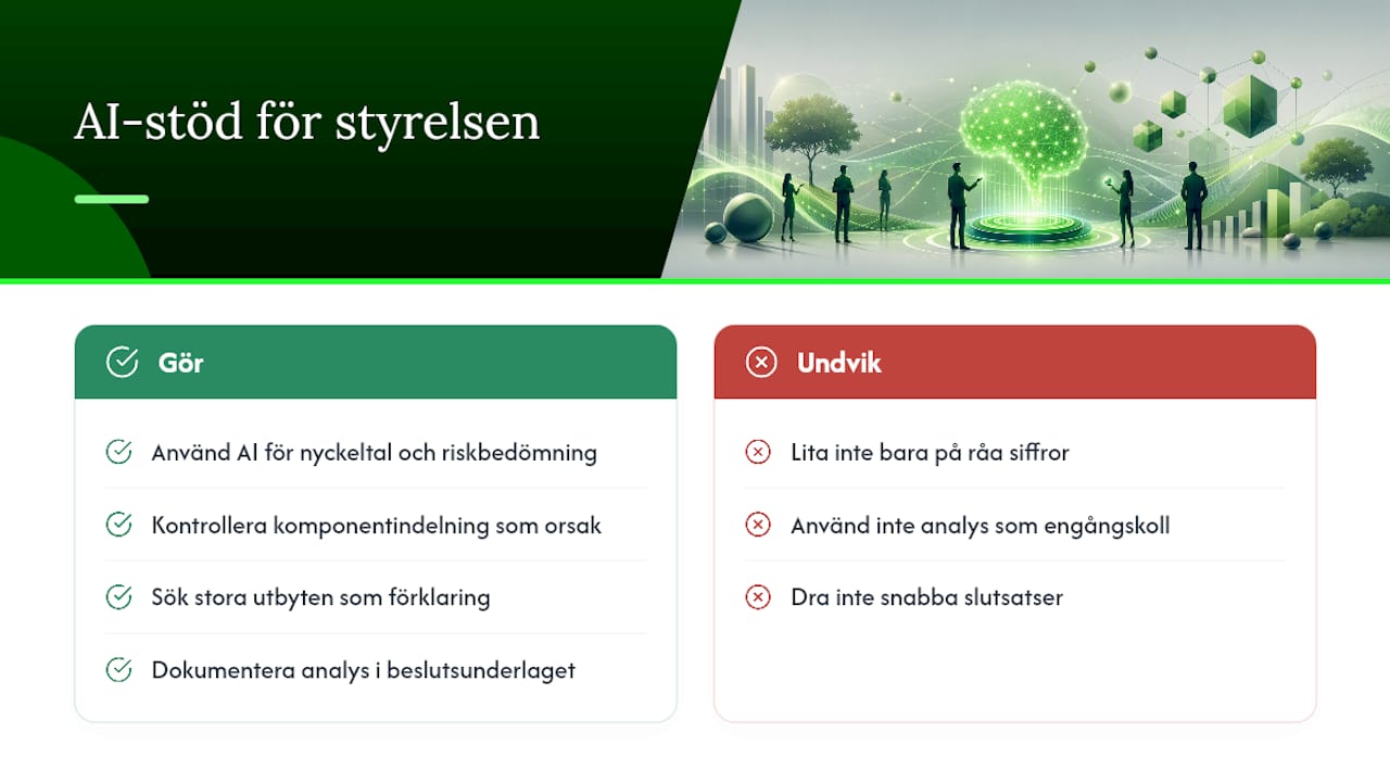 Hur BRFRapport hjälper styrelsen förstå siffrorna bakom K3 — overview diagram