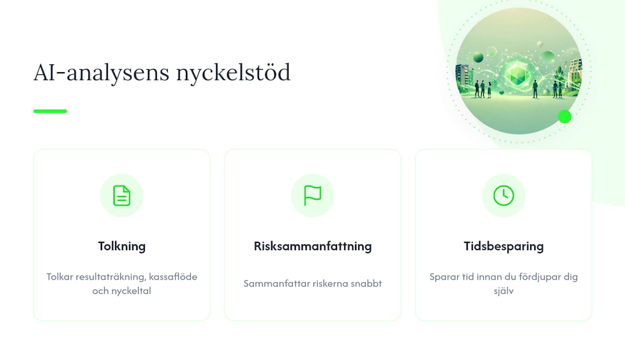 Hur Brfrapport hjälper dig tolka resultaträkningen — overview diagram