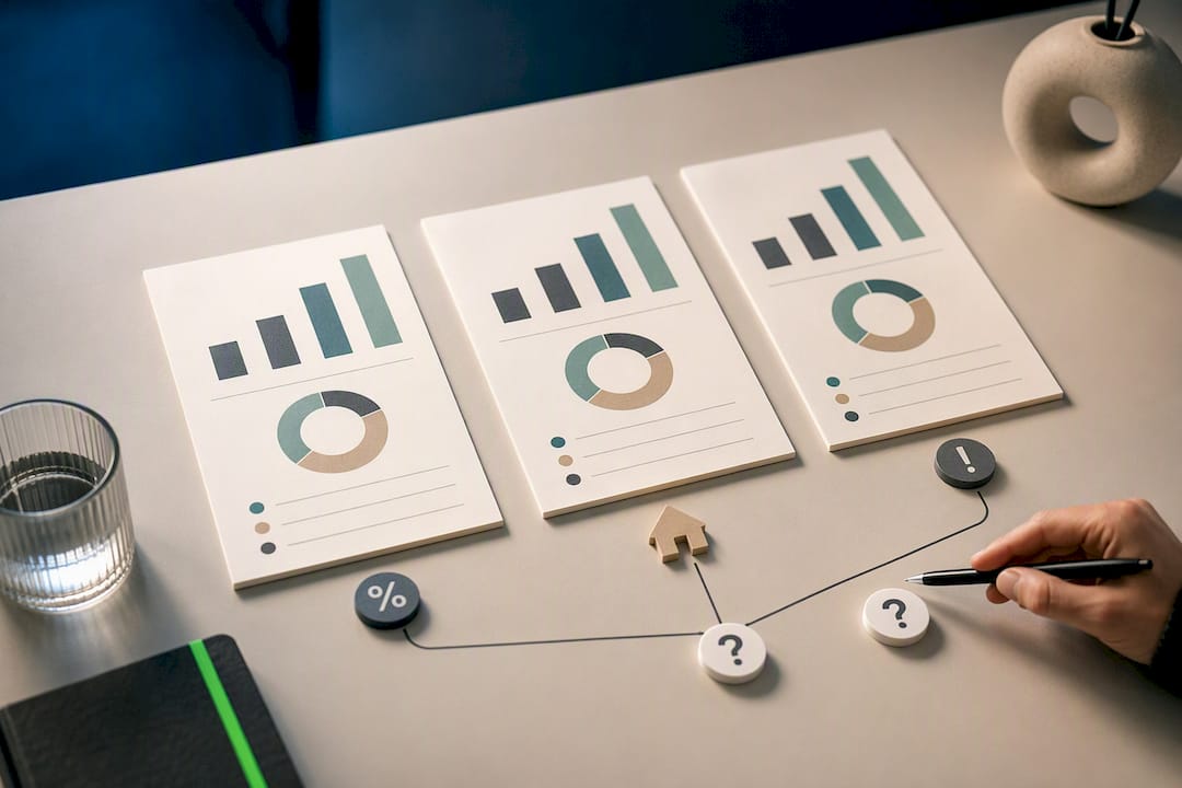 För riskbedömningen analyseras tre årsredovisningar