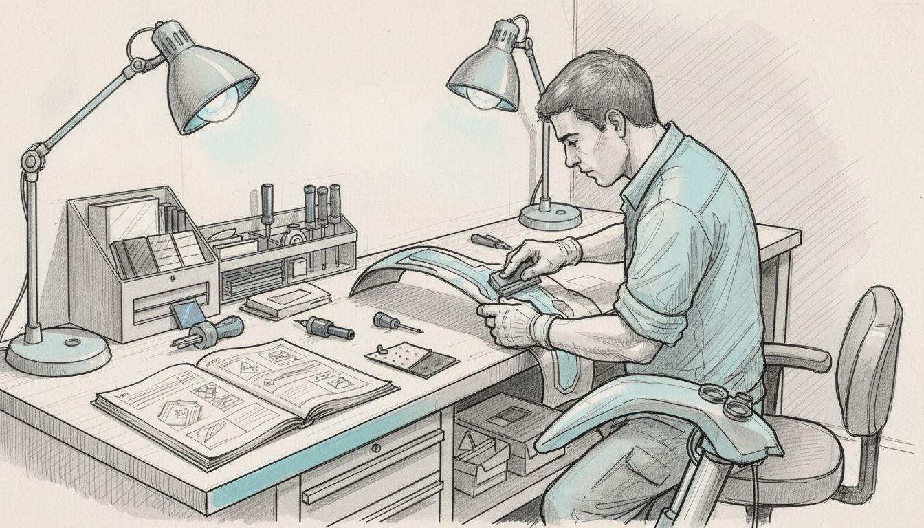 aplicare stickere enduro