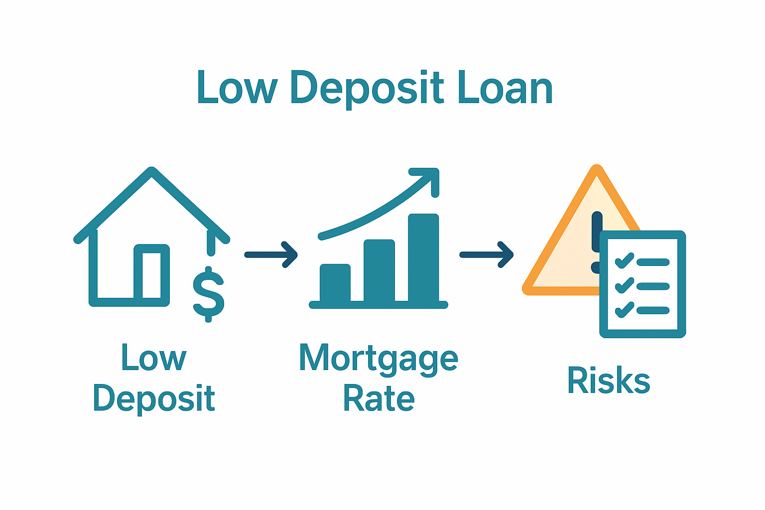 Infographic shows low deposit loan risks and costs