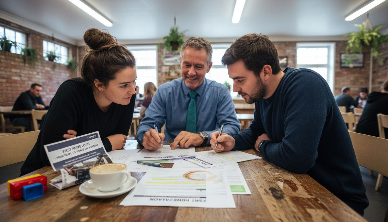 Mortgage adviser explains home loan paperwork