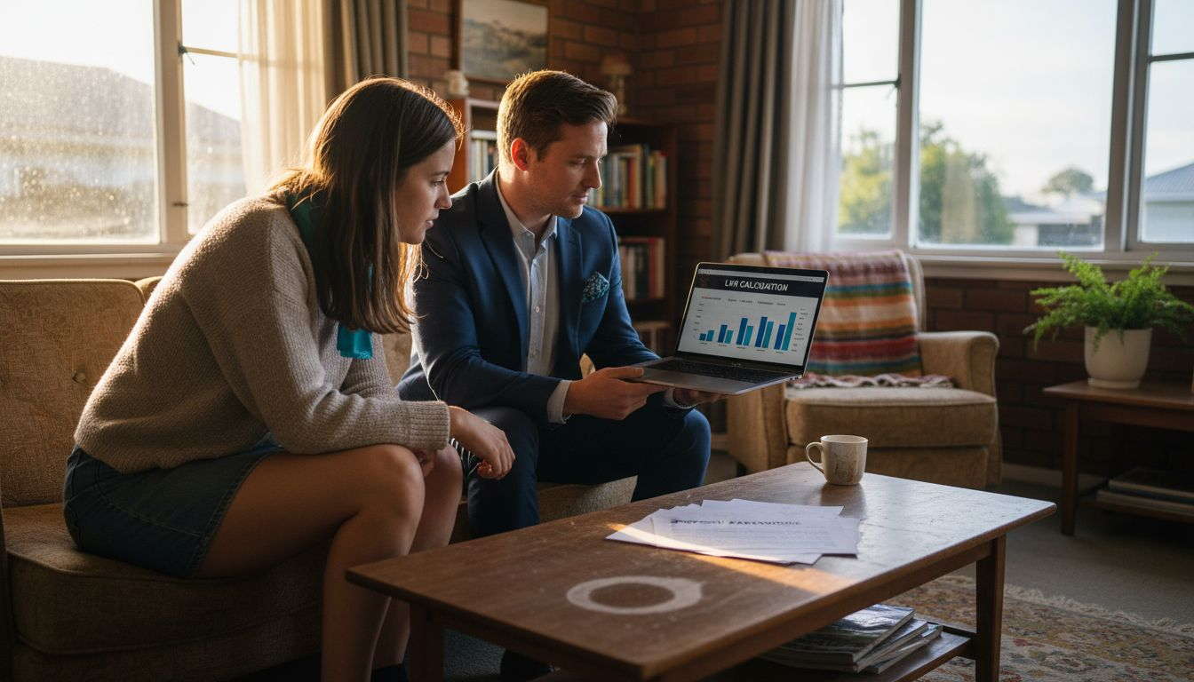 Couple reviews loan-to-value ratio chart