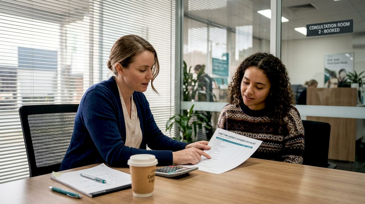 Bank officer and buyer review expenses checklist