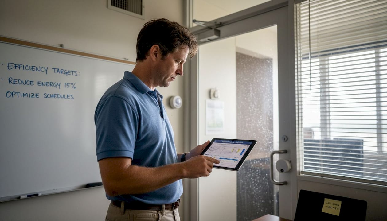 Property valuer reviewing Auckland home documents in car