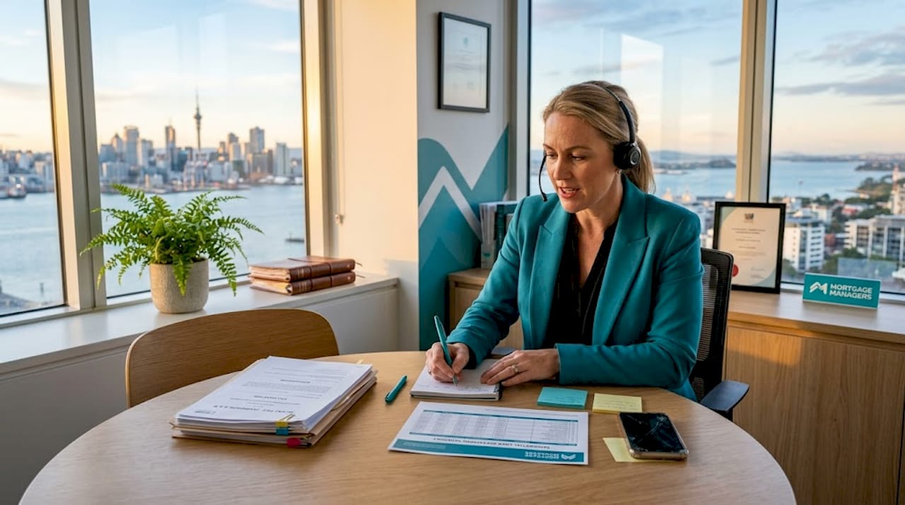 Mortgage adviser discussing loan portability options