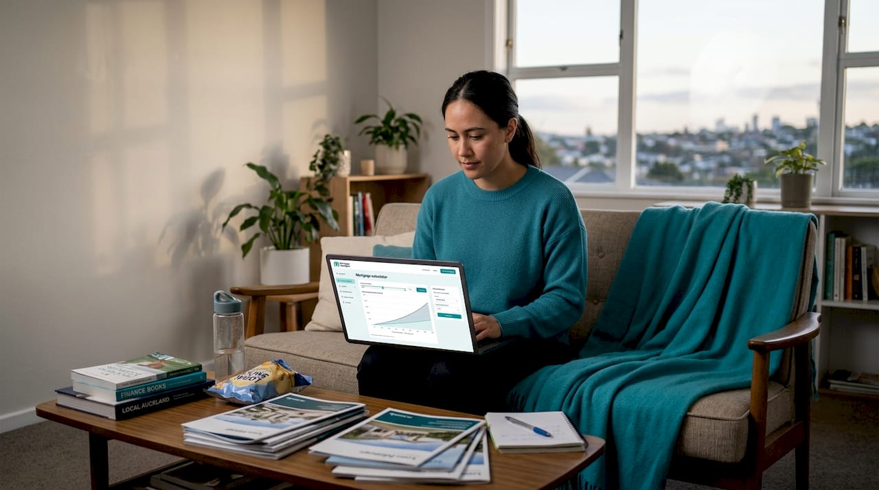 Homebuyer updating mortgage calculator in Auckland